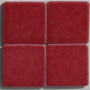 fuchsia AG37 mozaika ceramiczna - porcelanowa 2,5 x 2,5 cm błyszcząca kolor różowy - Briare