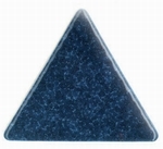 mozaika ceramiczna - porcelanowa trójkątna niebieska błyszcząca - marina - producent: Emaux de Briare